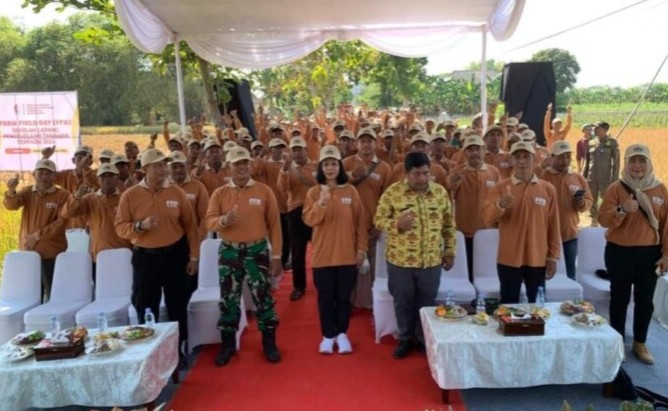 Kembangkan Teknologi Pertanian, DKPP Bojonegoro Gelar SL-PTT Bagi&nbsp;Petani