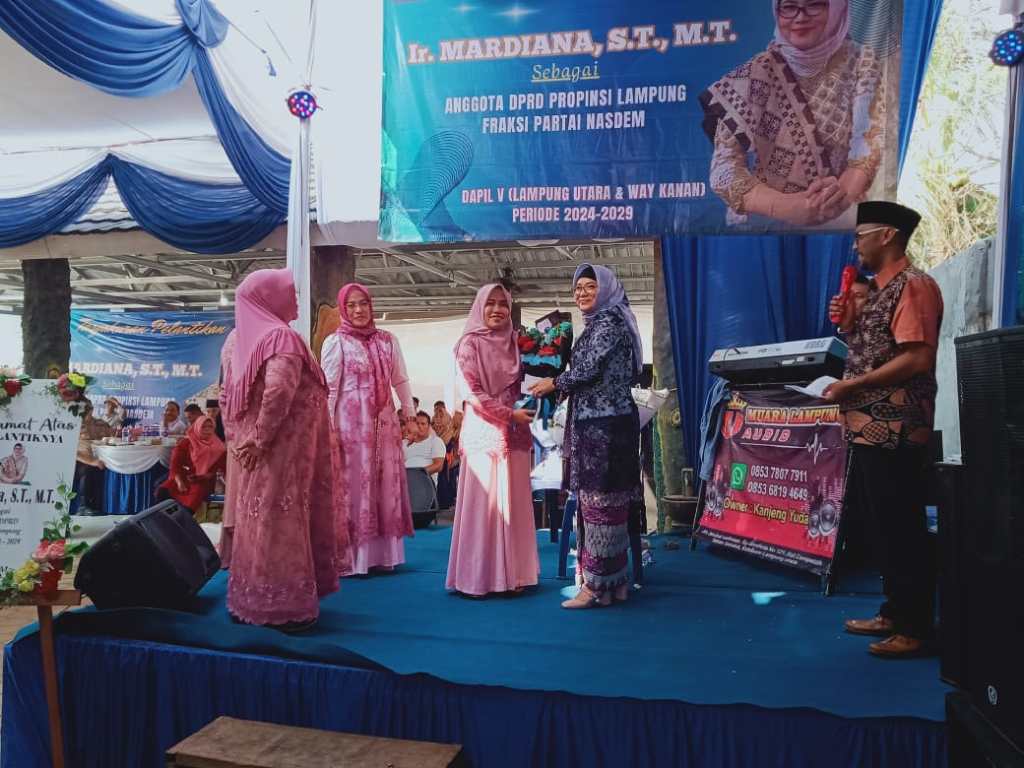 Usai Dilantik Anggota DPR Provinsi Lampung Dapil V, Ir. Mardiana Gelar&nbsp;Tasyukuran