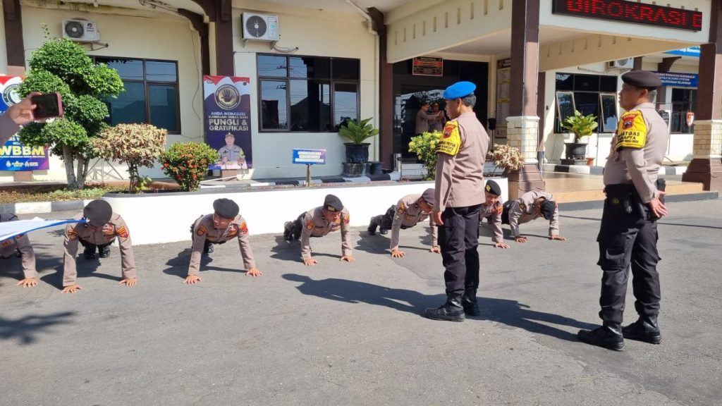 Tingkatkan Disiplin Anggota, Polres Wonogiri Gelar&nbsp;Gaktiplin