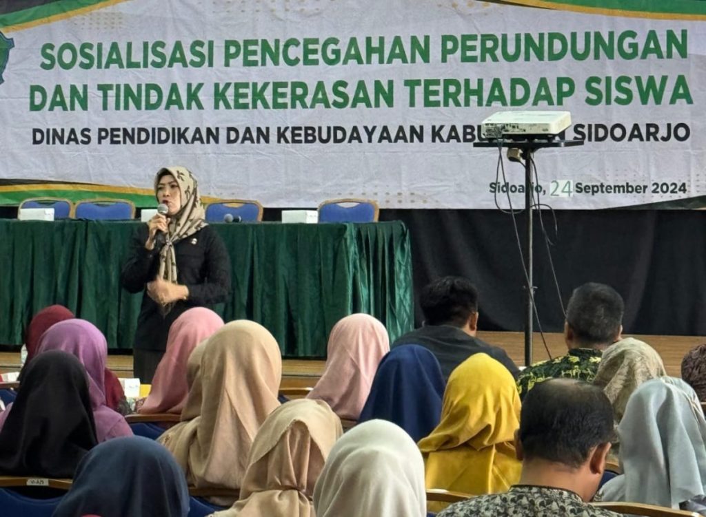 Polresta Sidoarjo Ajak Guru SMP se Kabupaten Sidoarjo Bersinergi Cegah Perundungan dan Kekerasan Pada&nbsp;Pelajar