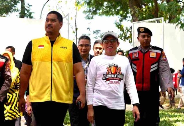Pj. Bupati Bojonegoro Dampingin Menteri Pemuda dan Olahraga RI Membuka Kegiatan Kejuaraan Tarkam Tahun&nbsp;2024