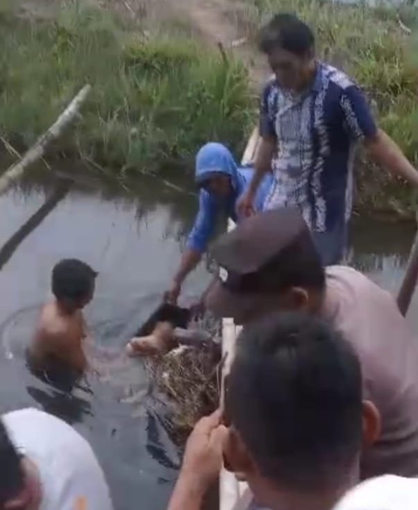 Geger! Warga Desa Semuli Raya Digemparkan Penemuan Mayat Bayi Tersangkut di Aliran&nbsp;Irigasi